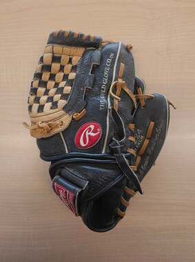 Rawlings PP224 Baseball Glove 11 Inch Full Grain Leather Shell